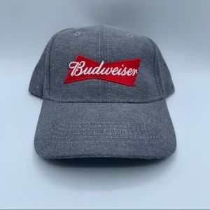 Budweiser Gray Baseball Hat Cap